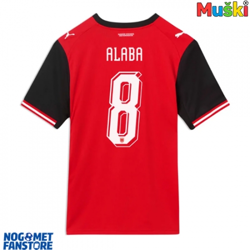 Austrija David Alaba #8 Domaci Dres SP 2026 Kratak Rukav